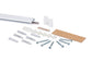 STAS multirail vit 150 cm + monteringssats