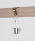 STAS tavellistkrok till klassisk tavellist i trä + perlonlina med ögla (150cm) + STAS zipper