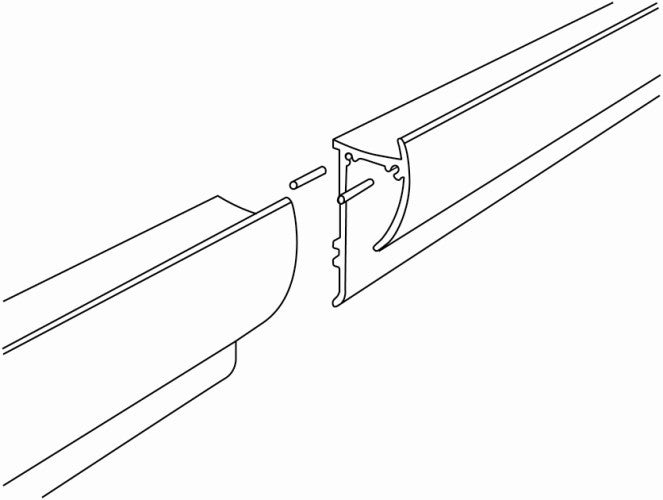 STAS paperrail är en funktionell list till tavla som kombinerar stil och funktion.