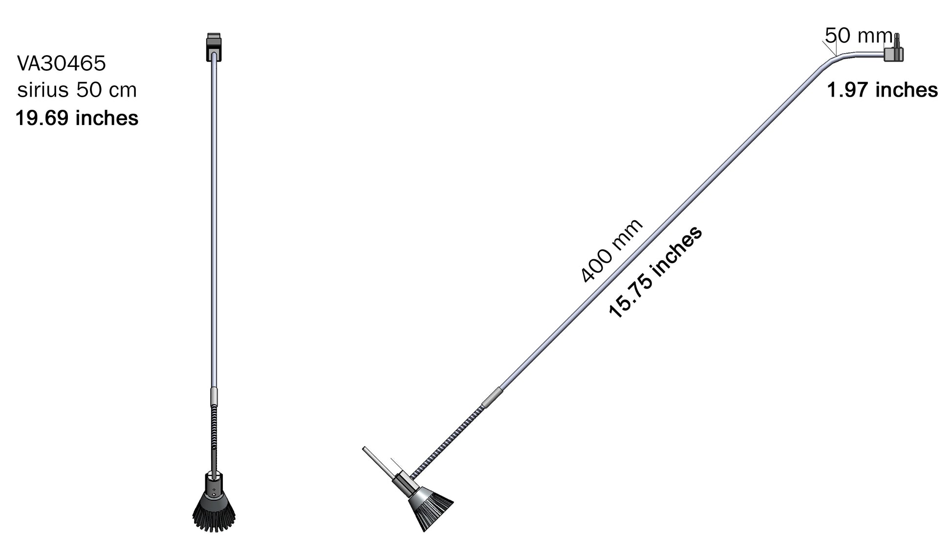 STAS multirail armatur sirius + powerled 4W